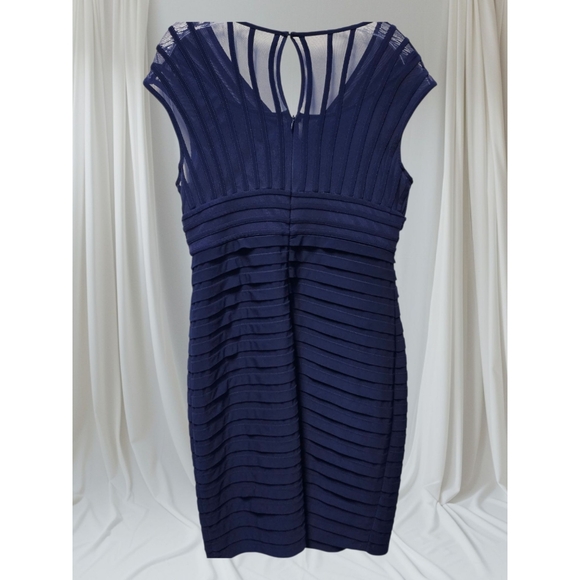 Adrianna Papell Dresses & Skirts - Adrianna Papell Navy Blue Backless Dress